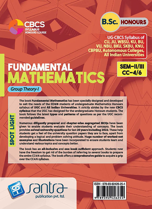 Fundamental Mathemetics (Group Theory-I)-SEM II/III,CC 4/6(Eng.Version)