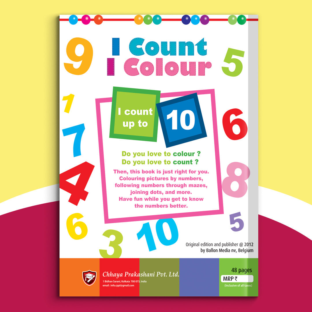I Count I Colour (Up to 10)
