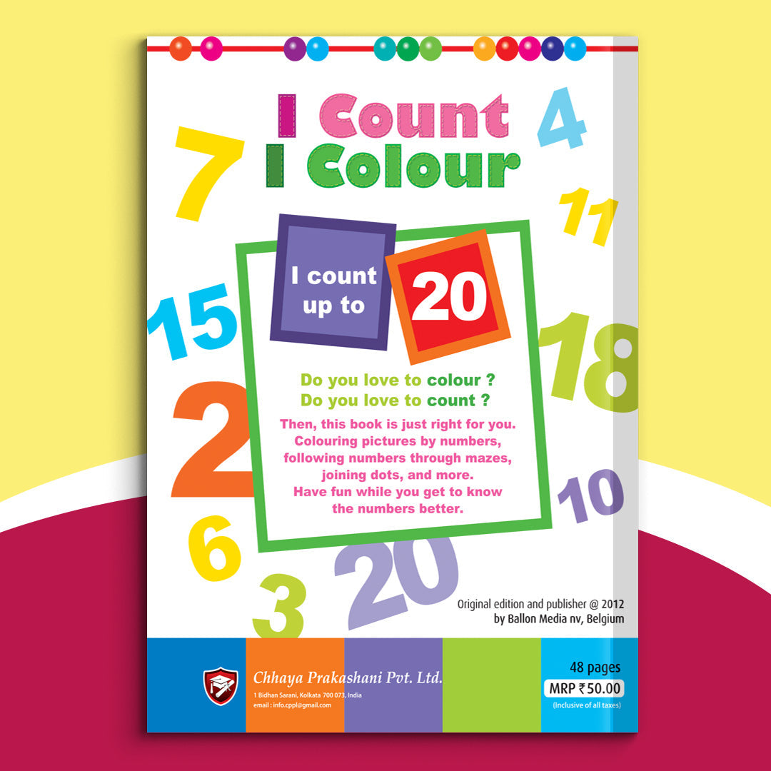 I Count I Colour (Up to 20)