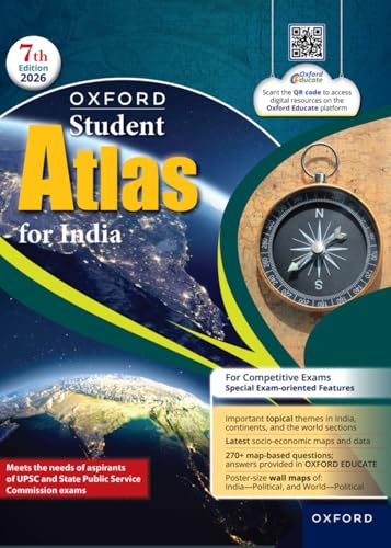 Oxford Student Atlas for India book cover