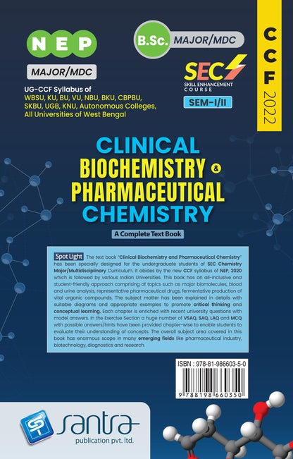Clinical Biochemistry & Pharmaceutical Chemistry (Published for students of B.Sc. MAJOR/MDC under all Universities in West Bengal)(Eng.Version)2025
