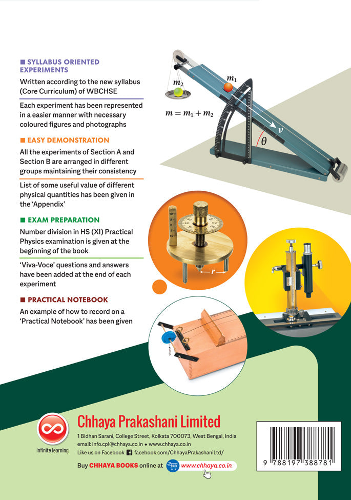 Class XI - Chhaya Practical Physics (2024)