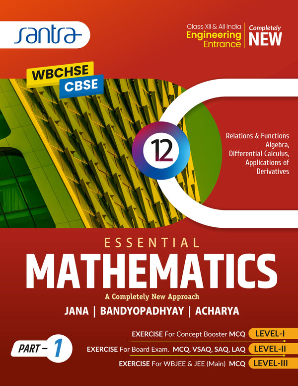 ESSENTIAL MATHEMATICS- Class  XII (Part 1 & 2)(Eng.Version)