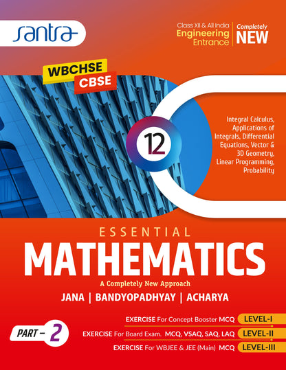 ESSENTIAL MATHEMATICS- Class  XII (Part 1 & 2)(Eng.Version)