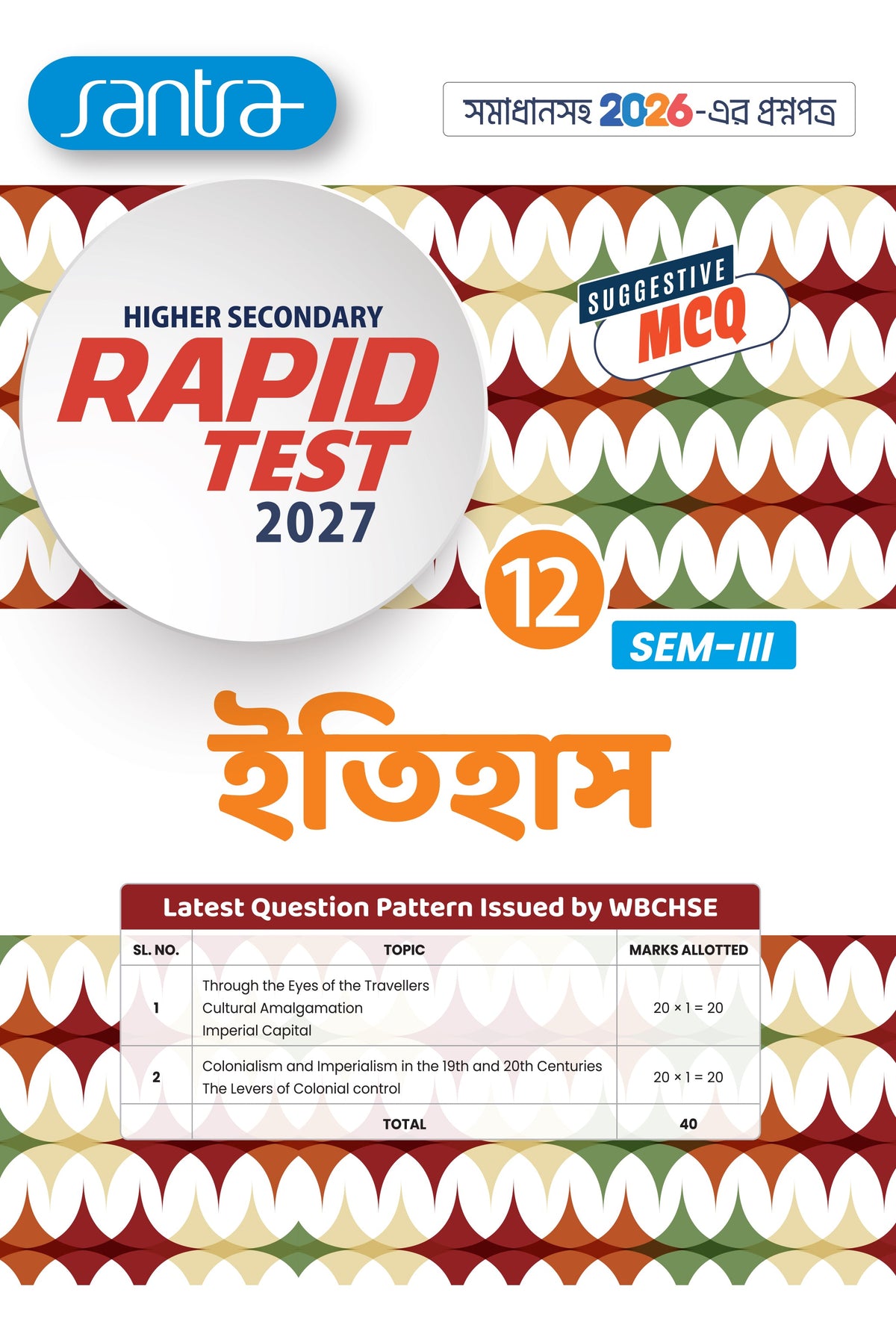 Higher Secondary Rapid Test (Class XII, Sem 3) 2026 – ITIHAS