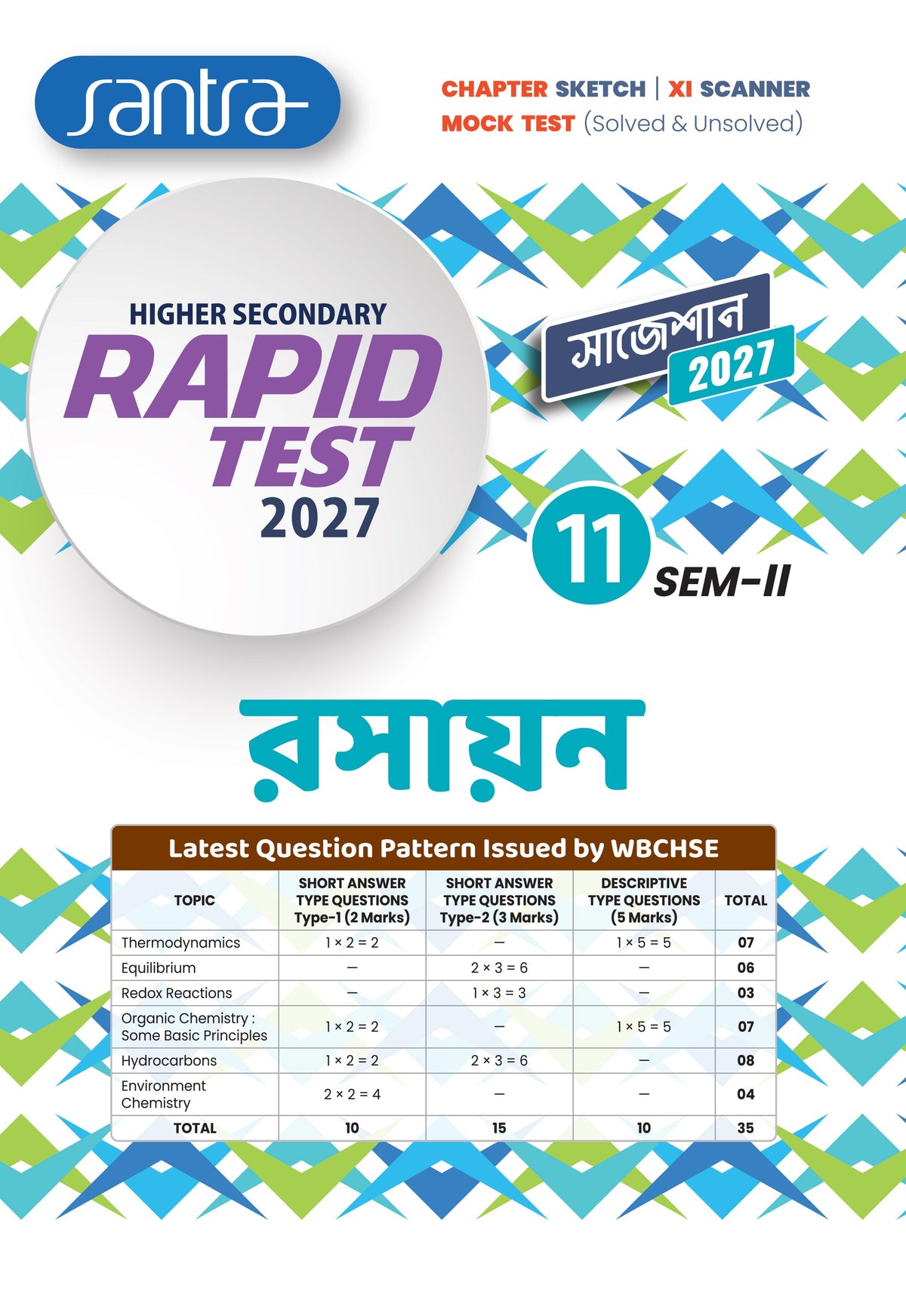 Higher Secondary Rapid Test (Class XI, Sem 2) 2026-27 –  Rasayan