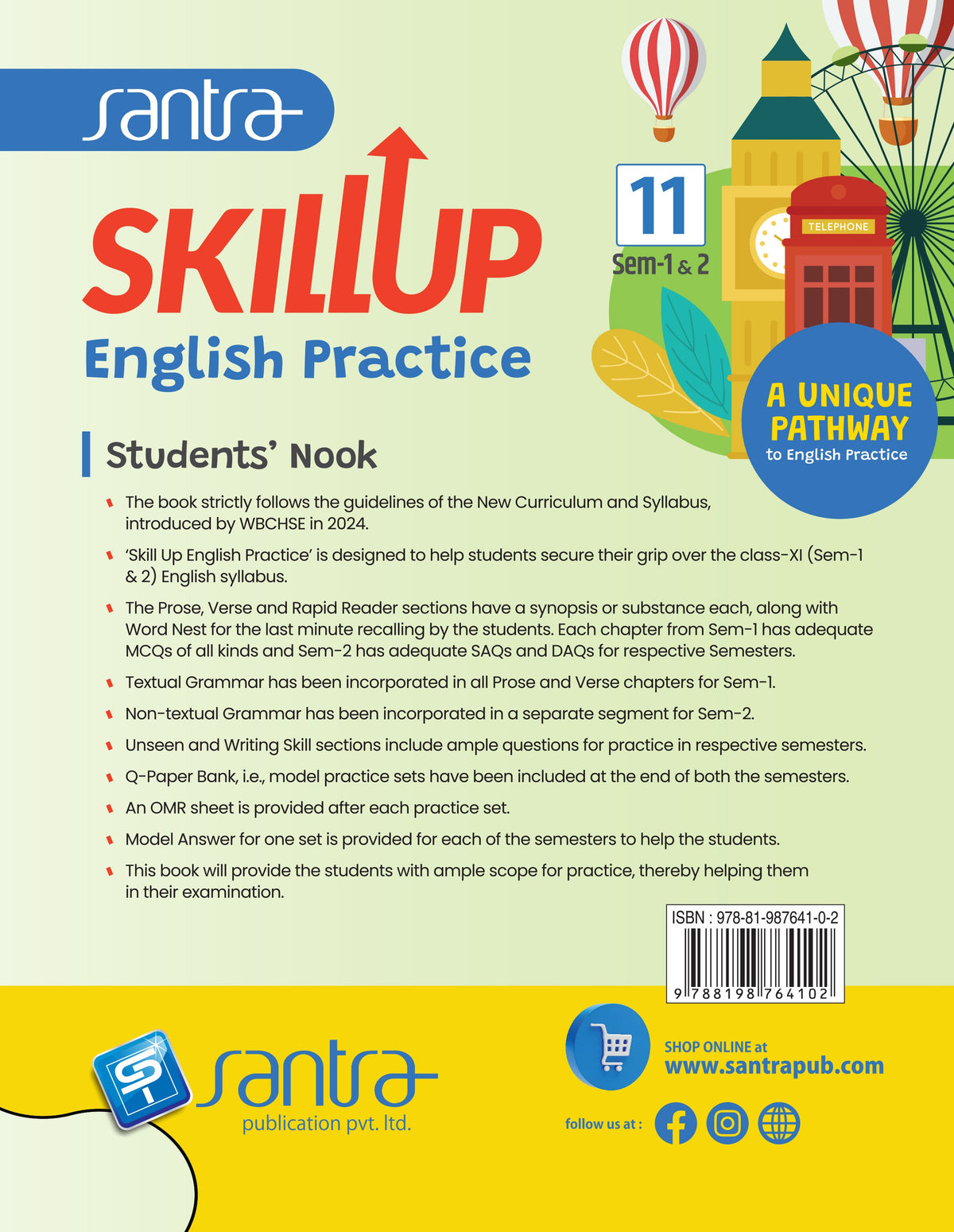 Skill Up English Practice-XI (SEM I-II)(Eng.Version)